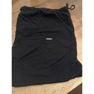 Tumi Black Drawstring Dust Bag Travel Storage small